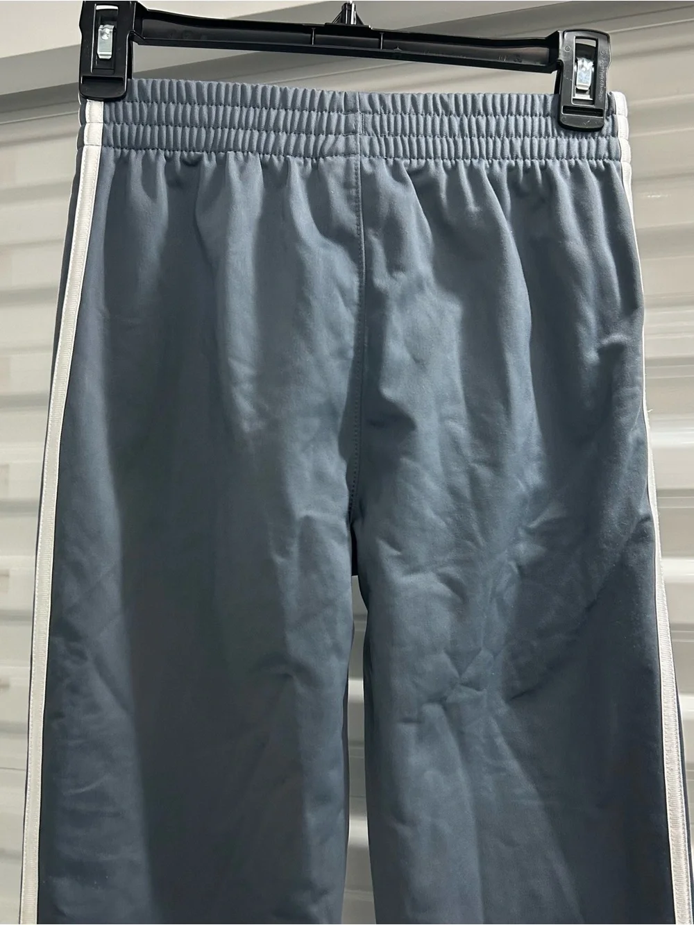adidas Kids Black Joggers with White Three-Stripes